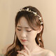 Bai Qixin's elegant lily of the valley flower headband, Chinese style forest fairy retro tassel headband, high-end exquisite flower headband, lily of the valley flower headband