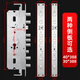 Yunqige Customized Security Door Bawang Home Einstiegs-Einstiegs-Open-Open-Tür Super C-Grad-Grad-Grad-Stahl-Mechanikschloss Universal Set Single-Life Bawang 3883 Set 4555 mm links innen mit der Schlüssel