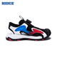 ROOKIE children's shoes for boys and girls, toe-toe anti-collision sandals, summer new outdoor breathable turn-buckle children's sports sandals, black/white 29, recommended foot length 18cm