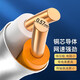 XMSJ超六类网线千兆高速双铝箔铜CAT6A工程家装网络线非屏蔽 灰色QS6169A铝箔屏蔽裸线 305m