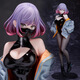 Luna Figur Animation Hochschlitzmaske Luna Schönes Mädchen Zweidimensionales Modell Spielzeug Chassis Desktop Orament Luna/25 cm Doppelkopf Skulptur