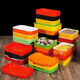 
Deman Ke Chuan Chuan Hot Pot Restaurant Special Tableware Commercial Barbecue Side Plate Vegetable Bucket Plastic Barbecue Fried Skewers Plate H13068 Large Vegetable Bucket Please prepare color for orders