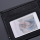 Seven Wolf Men's Wallet Short Leather Change New Brand Youth Pure Ceutsl Celassed Polying Pyramid Pyramid Soft Soft Leather Black Cross