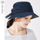 JIUMU sun protection hat women's sun hat sun hat fisherman hat summer outdoor face covering anti-UV hat for women