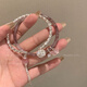 Xian Ding Dang Armband Set chinesischer Stil Ancient Style Glockenarmband Frauenanzug Leicht Luxus Nische Luxus Nische exquisite Schmetterling M671 [weißes Schmetterlingsarmband]