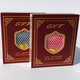 Kinputon 6 paires] Plastic Poker Gold Art Gyt Gyt Double face pote poker PVC GAK SOHA Bridge Gyt688 Bleu [6 paires]
