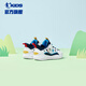 Jordan QIAODAN children's shoes for boys and girls sports shoes for 2024 spring baby soft sole functional shoes toddler shoes quiet blue/Jordan white size 22