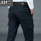 JEEP SPIRIT2025新春夏多口袋工装裤男士休闲裤男宽松军旅工作裤耐磨男裤 夏季9923-军绿 薄款 30 腰围二尺二