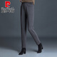 Pierre Cardin (Pierre Cardin) Pantalon de sport décontracté mère d'âge moyen pour les femmes en automne et hiver 2025 Nouveau pantalon en velours de neuf points plus pour les pantalons gris de grande taille pour les femmes fleuristes gris - pantalon 6625 Plus Velvet 2xl (adapté à 138-150jin [Jin est égal à 0,5 kg])).
