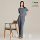 Agentmuse pajamas for women modal super soft and fashionable short-sleeved trousers for outdoor wear home clothing suit 825 Cypress Green S