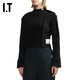 Maison MIHARA YASUHIRO IT Women's turtleneck sweater chic three-dimensional tailoring sweater 9SW691XJ YEX/yellow 36