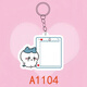 
Telic Chiikawa photo pendant customized acrylic gilkawa keychain best friend couple schoolbag hanging ornament pendant single package - A1105 vertical version 3:4