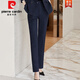 Pierre Cardin premium blazer women's autumn and winter style commuting professional suit slim woolen suit workplace business formal wear navy blue suit + pants M