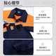 Shangyou Bufan Summer China Post Anti-Static Work Awear Set State Grid Electricista de reparación de automóviles y la estación de trabajo de la estación de servicio Traje de protección de mano de obra LW-6629 Pure Navy Blue-set 3xl /185 [peso sugerido 170-185Jin [Jin equivale a 0.5 kg]]