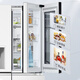 LG640 liter cross-door refrigerator door-in-door perspective window automatic ice making household large-capacity air-cooled frost-free inverter compressor energy-saving computer temperature control independent air duct system Ice Fun Series Essence White door-in-door automatic ice making