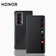 Honor (HONOR) folding screen MagicVs2 mobile phone case official original smart window flip leather case MagicVS2 ultra-thin mobile phone lens all-inclusive anti-fall and anti-peeping rear shell bracket protective cover Honor MagicVS2 flip smart window leather case [Black]