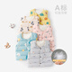 Yishuanger boys and girls down vest children's light down jacket liner vest baby baby inner wear spring autumn winter vest gray dinosaur 90