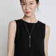 MIMORE small waist sweater chain women's high-end light luxury long necklace 2025 new accessories autumn and winter high-end tassel pendant