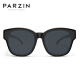 帕森（PARZIN）儿童偏光太阳镜 个性潮流眼镜男女童户外遮阳防晒近视套镜PZ12109 亮黑色