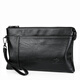 Binli Kangaroo men's handbag business soft leather trendy envelope bag men's casual large capacity clutch bag men's thin model 1909 black small 1909
