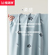 Hengyuanxiang pijama para hombres Spring de algodón puro de manga larga y otoño delgada 2024 NUEVO Autumn Boys 'Home Clothing Set 16852 170 (L)