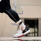耐克（NIKE） Zoom Rize 1EP 男子 减震防滑耐磨 高帮实战休闲运动篮球鞋 FD9904-111米黑红 45 (290mm)