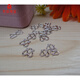 Jingjia Fat Dong Lai's Chinese Valentine's Day gift Pt950 platinum necklace buckle head PT950M buckle buckle DIY white small size PT950 platinum M buckle 0.38g