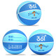 361 basketball primary and secondary school training indoor and outdoor wear-resistant No. 5 rubber children's toy blue ball blue

