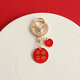 Texte de style chinois de Bessimmon Persimmon Ruiyi Bonne chance Red Festive Fruit Pendant Keetchain Gift Men and Women Keychain Chain Persimmon Ruyi