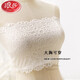 LangSha large size lace tube top bra for fat mm, anti-exposure, short inner camisole, women's breast-wrapped summer inner wear, single piece black + high-quality transparent belt (8927), one size fits all - high quality and good elasticity