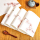 Disposable placemats, Japanese style disposable placemats, Japanese style placemats, Japanese shop mats, table mats, thickened absorbent paper mats, white flower raft (100 sheets)