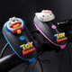 Haweiwind Bike de bicicleta para niños Balance de bicicleta Noche Montar Bike de montaña Bike Fareo Super Bell Noche de cabello Doraemon [azul] Luz de cuerno individual