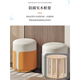 Small craftsman stool makeup stool bedroom dressing stool home soft bag dressing table stool home shoe changing stool white gray