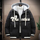 
BAILEDI (BAILEDI) Junior and High School Students 12 Winter Clothes Cotton Jacket 13 Fat Boys Down Cotton Jacket 15-year-old Big Children Thickened Cotton Jacket 6627 Blue (Thickened) 170 XL (Suggested weight 120-140Jin [Jin equals 0.5 kg])