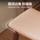 HASAYOVA solid wood makeup stool dressing table stool saddle stool home bedroom internet celebrity makeup chair simple soft seat square stool solid wood saddle stool [walnut color - light brown surface]
