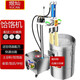 Yucan Ramen Machine commerciale entièrement automatique Lanzhou Boeuf Noodle Noodle Noodle Machine commerciale Nouilles hydrauliques Presse électrique Imitation Multifonctionnelle Machine Ramen à la main [VERTICAL; Hydraulique; Double-cylindre] Modèle en acier inoxydable