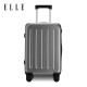 ELLE 24-inch fashionable suitcase graphite gray trolley case universal wheel password box women's zipper password box
