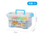 [70% neu] Zhigao Raum farbiger Sand Slippery Sand Kinder handgefertigtes DIY Toy Toy Sand Mars Power Colored Sand Clay mit Aufbewahrungsbox KK-9111 Blue 2jin [Jin ist gleich 0,5 kg] Paket