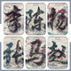 
Ink painting surname ancient style card set student campus card meal card school card water card access control card bus card with lanyard Zhang YW9734 card set + long lanyard
