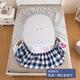 Avon Ting fitted sheet single piece pure cotton cartoon cotton sheet non-slip 1.2m1.5m 1.8 Simmons mattress protector bed cover Xingdao night blue 180cmx200cm fitted sheet plus pillowcase pair