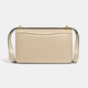 蔻驰（COACH） Bandit Crossbody 女士斜挎包 简约时尚翻盖式单肩包礼物 CD724 米色