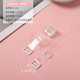 Die unsichtbare Unterwäsche für transparente Schultergurt kann exponiert und verstellbar, abnehmbar, Anti-Rutsch-, Matte-, Markless-BH-Accessoires für Frauen sind. Transparent 1,0 cm [1 Paarung]