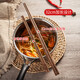 Maxcook Chopsticks Natural Waxless Chicken Wing Wooden Chopsticks Frying Hot Pot Chopsticks Two Pairs 32cm Extended MCPJ184