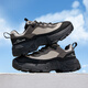 Kamel (Kamel) [Kompass] Neue Herbst- und Winter wasserdichte Wanderschuhe weiche Elastizität bequeme Anti-Kollisionszehenschuhe im Freien Arbeiten Schuhe G14A171689 Grau/Schwarz 38