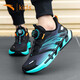 
Anta children's shoes bow speed running shoes for children's autumn boys 2025 new mesh breathable and comfortable medium and large children's sports shoes black and green 5531 38 inner length 24.0cm