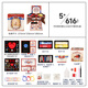 MOBEE Kinder Haarzubehör Geschenkbox Mädchen Geburtstag Geschenk 7-14 Jahre alt 8-12 Spielzeug High-End 6diy Juwely Box Hair Clip Geschenk