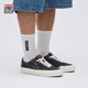 VISION STREET WEAR official FLAT TOP denim series low-top wash worn canvas shoes street men and women skateboard shoes flat black denim 42