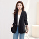 
Silk Cypress House Slit Suit 2025 Autumn New Women's Fashionable and Successful Commuter Slim Casual Suit Blazer