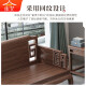 Shifan new Chinese solid wood sofa furniture, removable and washable for winter and summer XY-QYJ#1+1+3+coffee table+corner table