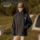 Jeep (JEEP) jacket down jacket three-in-one men and women's jacket men group purchase couple jackets clothes men's mountaineering ski suits Ivory white [Spring and Autumn style without inner liner] Men and women same style sneaker S (recommended 120-135 Jin [Jin equals 0.5 kg])
